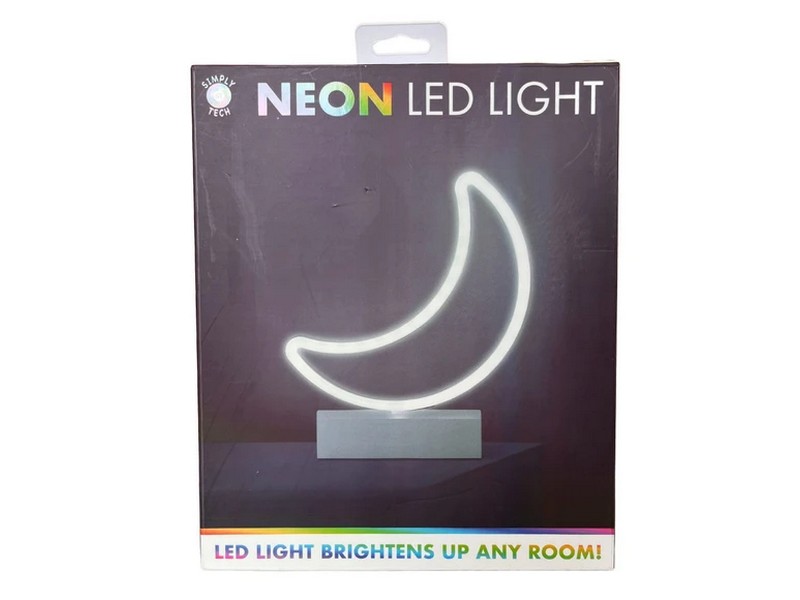 Simplytech Moon Shaped Neon LED Lamp