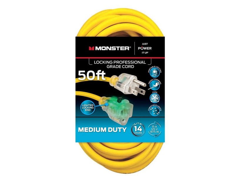 Extns Cord 14/3 Sjtw 50'