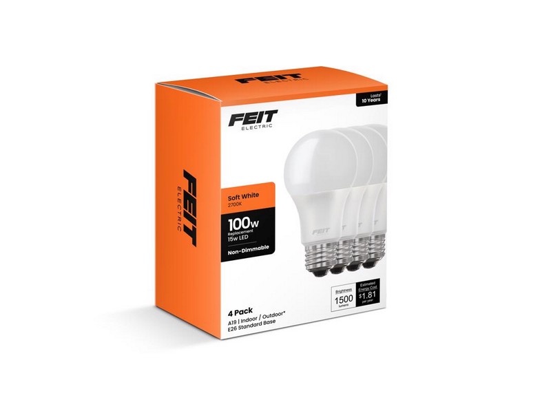 Ft Led A19 Sw 100w 4pk