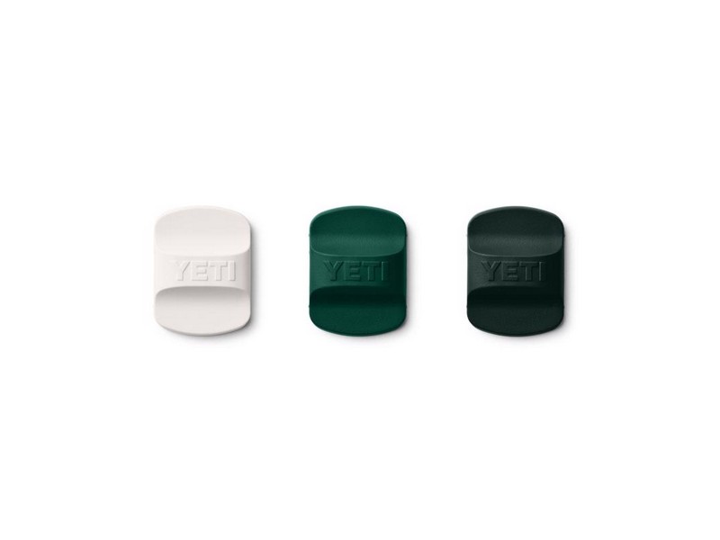 YETI Rambler 3 ct Black Forest Green BPA Free Replacement Lid Magnet Set