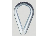 Campbell Galvanized Zinc Wire Rope Thimble 1/2 in. L