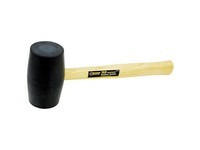 Steel Grip 32 oz Mallet Rubber Head Wood Handle