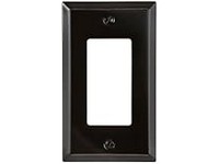 Amerelle Century Aged Bronze Bronze 1 gang Stamped Steel Rocker Wall Plate 1 pk
