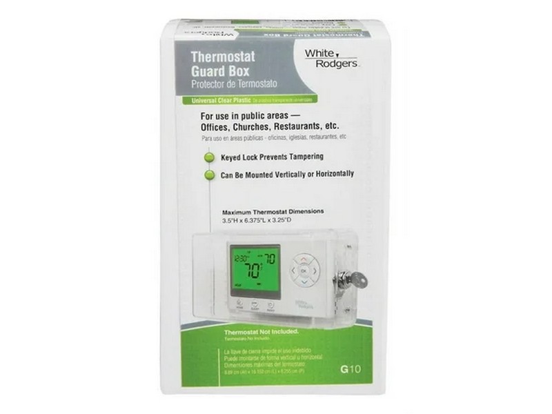 White Rodgers Heating and Cooling Lever Thermostat Guard Box