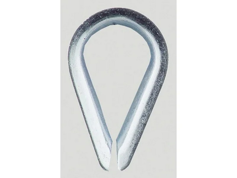 Campbell Galvanized Zinc Wire Rope Thimble 1/2 in. L