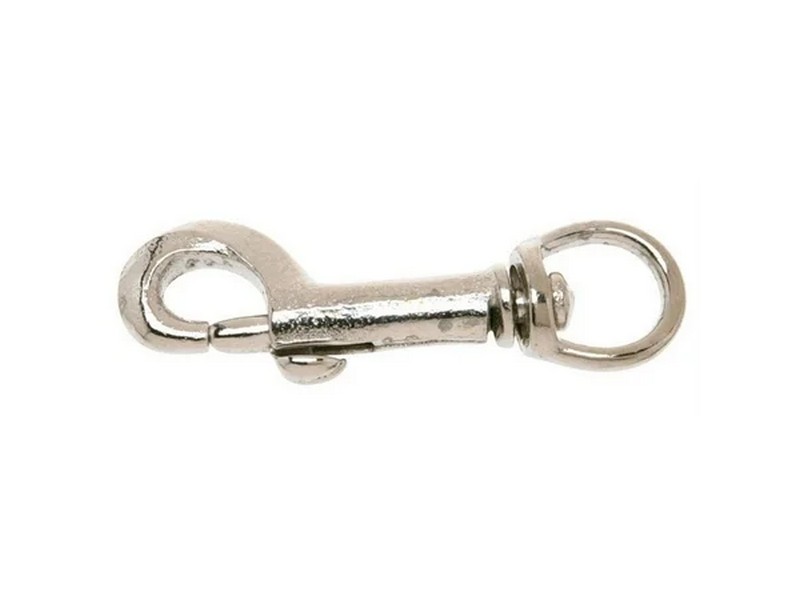 Campbell Nickel Plated/Iron Iron Bolt Snap 60 lb 2-15/16 in. L