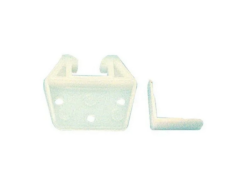 Prime-Line Plastic Center Guide Drawer Track Guide 2 pk