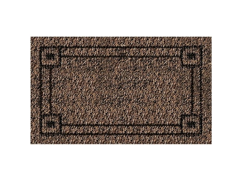 GrassWorx 30 in. L X 18 in. W Brown Polyethylene Nonslip Door Mat