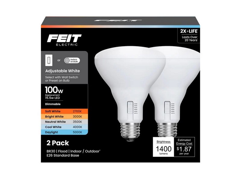 Ft Led Br30 Aw 100w 2pk 3008688