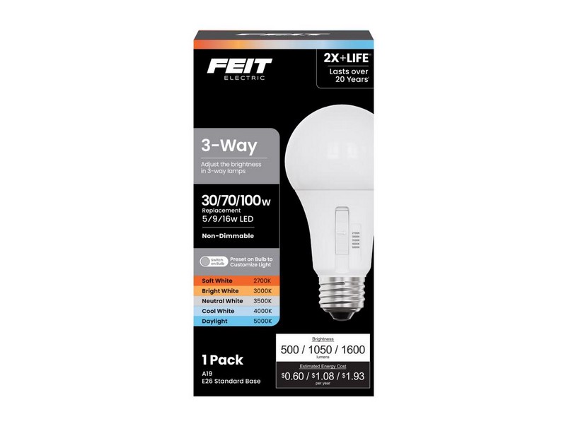 Ft Led A19 Adjs Wht 100w 3514973