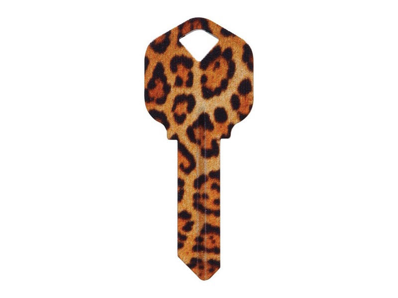 Hillman Wackey Leopard House/Office Universal Key Blank Single