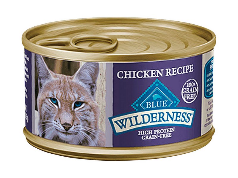 Blue Buffalo Wilderness All Ages Chicken Pate Cat Food Grain Free 5.5 oz
