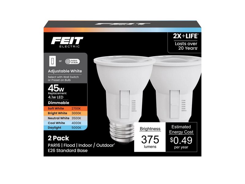 Ft Led Par16 Aw 45w 2pk 3509734