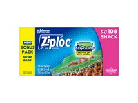 Snck Bg Plst 108pk 6502660