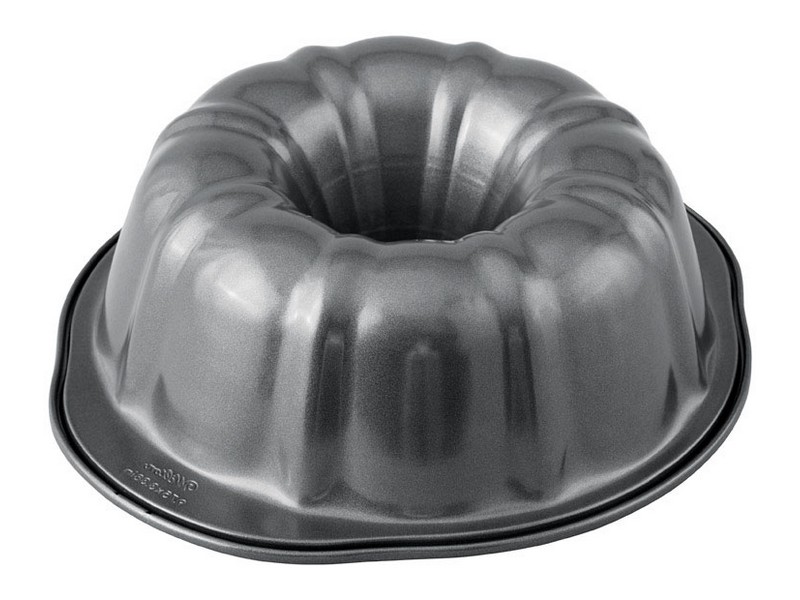 Wilton Premium 9-1/4 in. W X 9-1/4 in. L Fluted Tube Pan Gray 1 pk