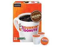 Keurig Dunkin' Donuts Original Blend Coffee K-Cups 22 pk