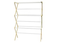 Madison Mill 42.5 in. H X 29.5 in. W X 14 in. D Wood Accordian Collapsible Clothes Drying Rack