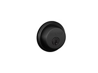 Schlage Matte Black Metal Single Cylinder Deadbolt