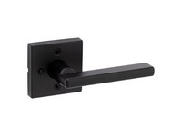 Kwikset Halifax Matte Black  Bed and Bath Lever Right or Left Handed