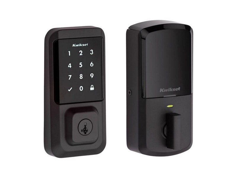 Touch Pad Deadbolt Blk