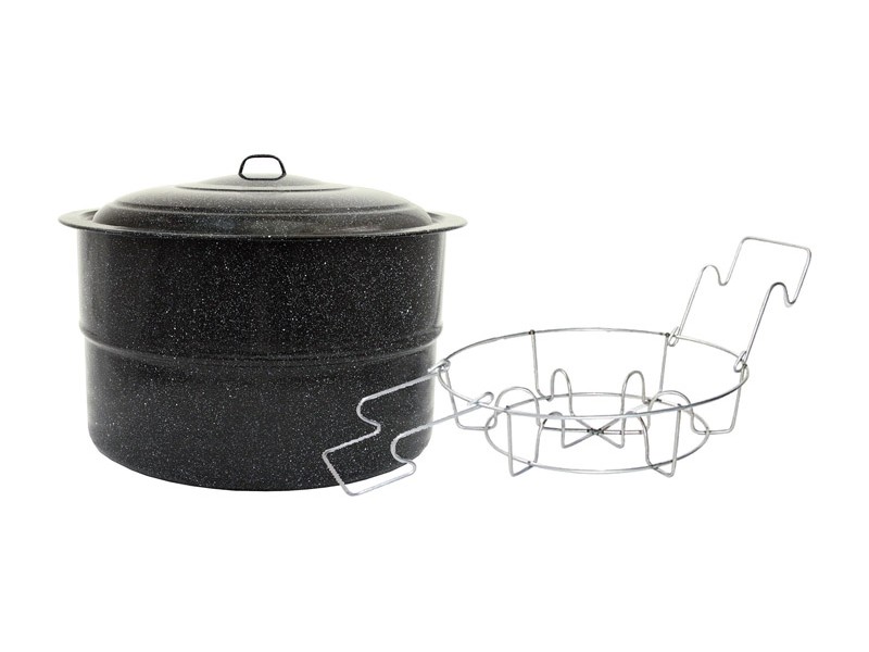 Granite Ware Canner with Lid & Jar Rack 33 qt 3 pc