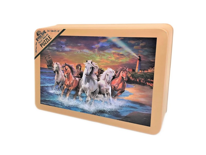 1000pc Puzzle in a Tin Box
