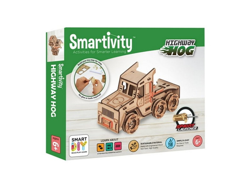 Smartivity Semi Truck Wood Car Builder set
