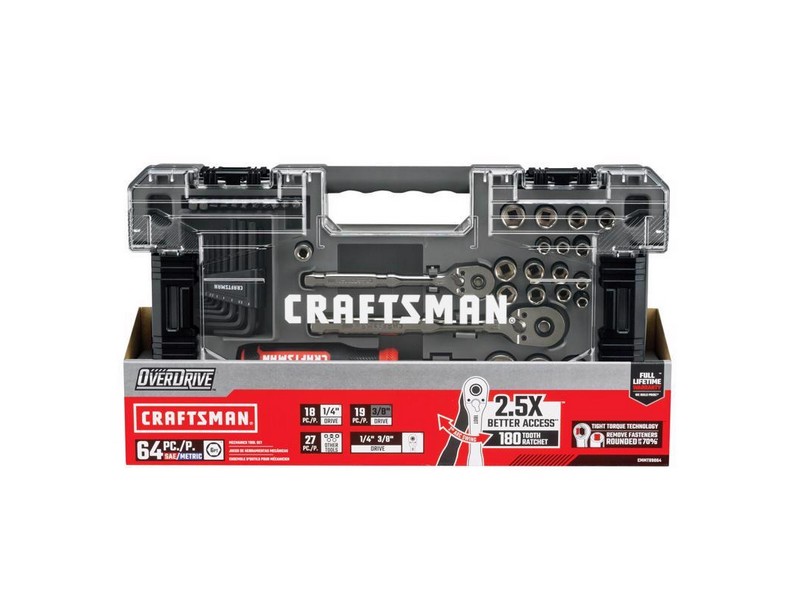 Craftsman 64pc Mechanics Tool Set