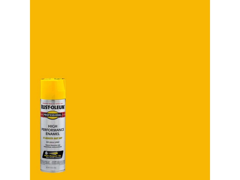 Rust-Oleum Professional Gloss Safety Yellow Spray Paint 15 oz