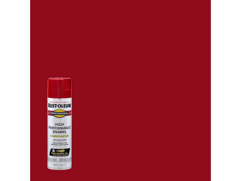 Rust-Oleum Professional Gloss Safety Red Spray Paint 15 oz
