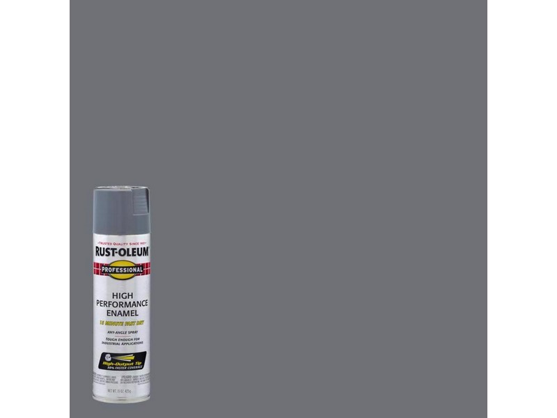 Rust-Oleum Professional Gloss Dark Machine Gray Spray Paint 15 oz