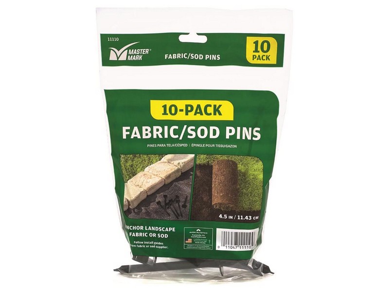Master Mark 4-1/2 in. L Plastic Fabric Sod Pins 10 pk
