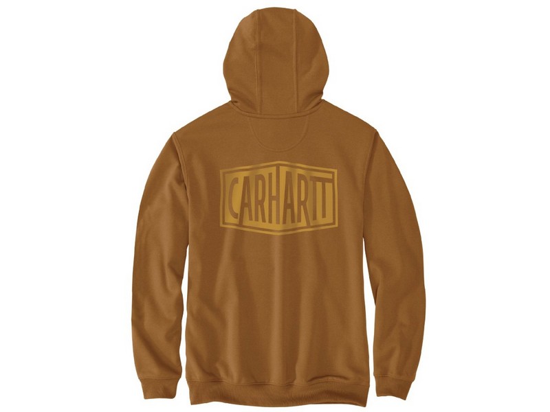 Men's Carhartt Rain Defender Hoodie Brown