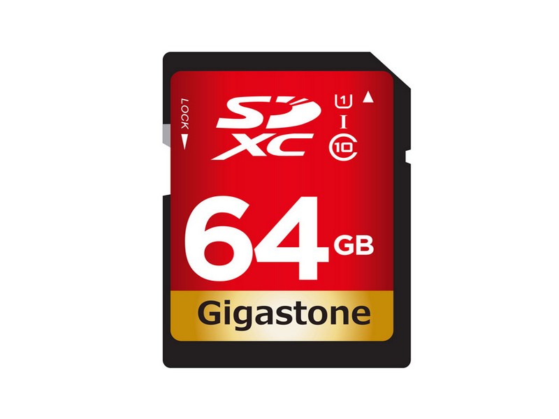 Gigastone 64 GB SDXC Flash Memory Card 1 pk