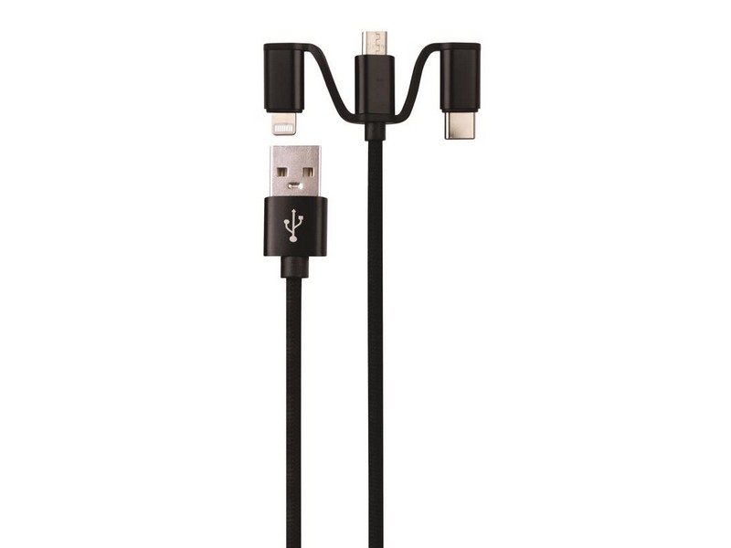 Chrg/sync Cbl Asrtmnt 3'