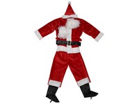 Santa Suit 7 Pc Red/wht 9007149