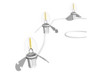 C7 Rplcmnt Crd 3-blb Wht 9236977