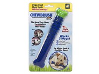 Bulbhead Chew Brush Blue Dog Self Brushing Toothbrush 1 pk