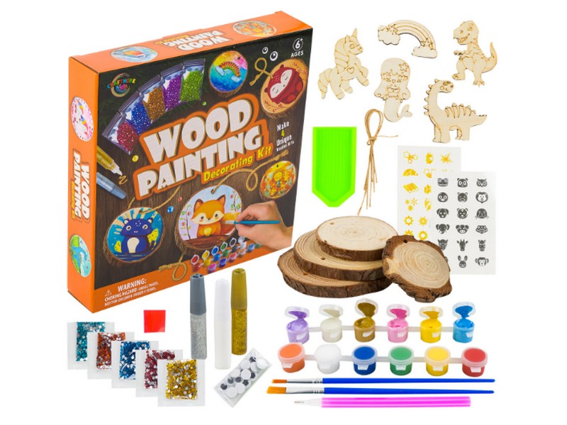 Wood Painting Decorating Kit