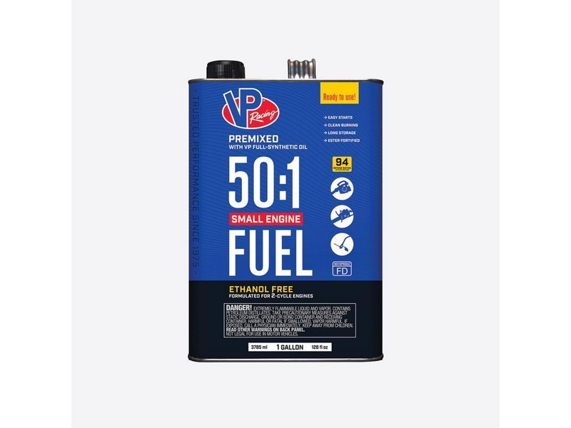VP Racing Fuels Small Engine Ethanol-Free 2-Cycle 50:1 Pre-Mixed Fuel 1 gal