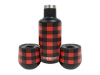 3 pc Insulated Wine Cup Gift Set