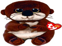 Ty Beanie Belly Mitch Otter 8"