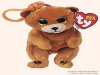 Ty Beanie Clip Ducan Bear