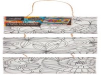 Paint Your Own Flowers - 3 mini canvases