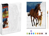 Paint-in Canvas Wild Horses