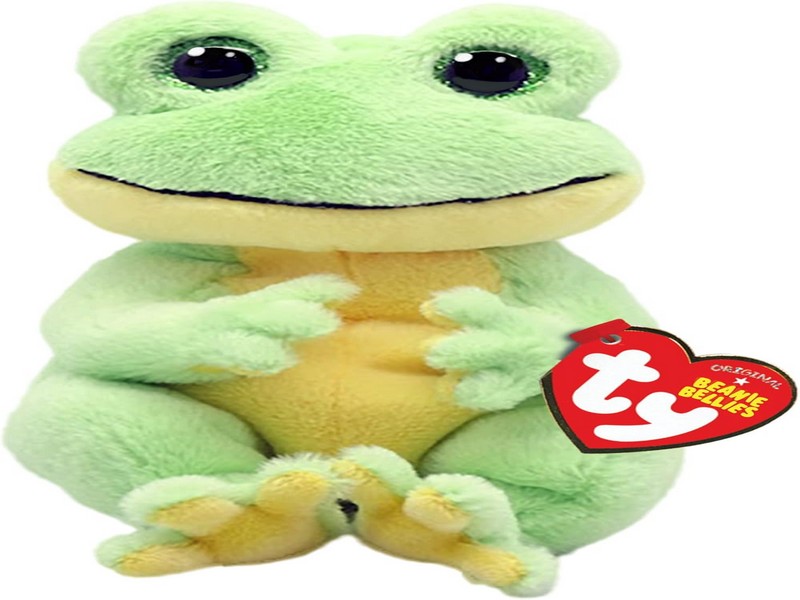 Ty Beanie Belly Snapper Frog 8"