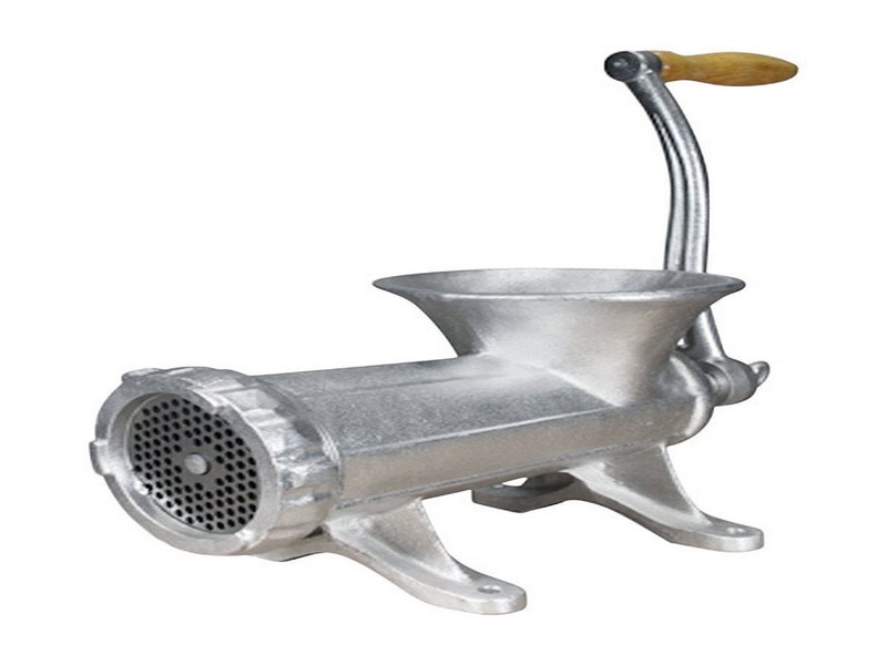 Weston Electroplated Tin Coated Silver Manual speed Meat Grinder