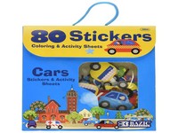 80pc Cars Sticker and Activity Sheets