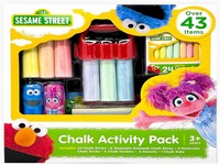 43pc Sesame Street Chalk Activity Pack