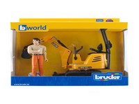 Bruder JCB 8010 Micro Excavator with Figure